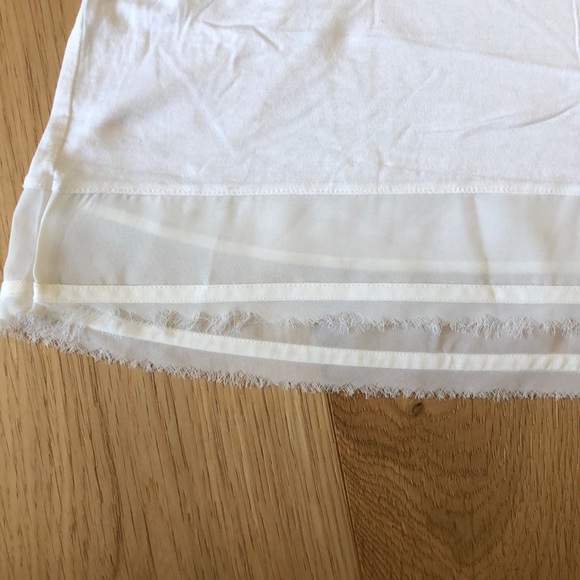 Chiffon and Jersey knit tee - Picture 3 of 3